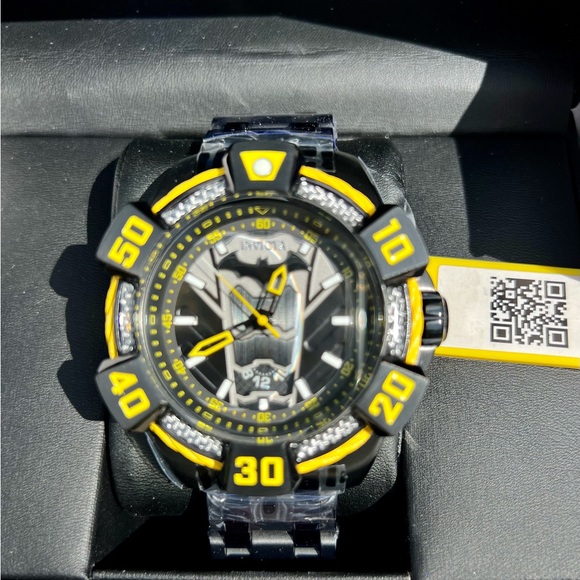 INVICTA DC COMICS LTD EDITION #231/4000 BATMAN DUAL TIME QUARTZ WATCH - Picture 5 of 8